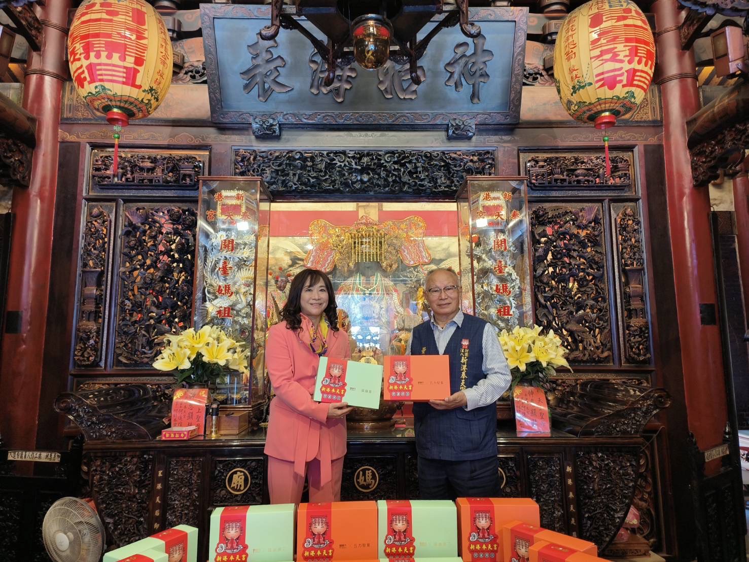 媽祖「聖筊」的禮盒爆紅！《奉天宮&健康力》推溫康茶五力堅果