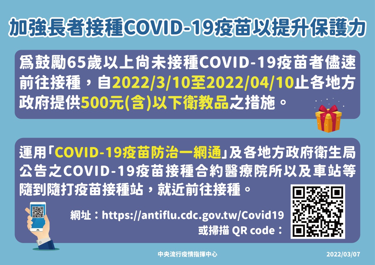 打疫苗領500! 65歲長者開放加碼鼓勵 醫界籲借鏡香港衝施打率