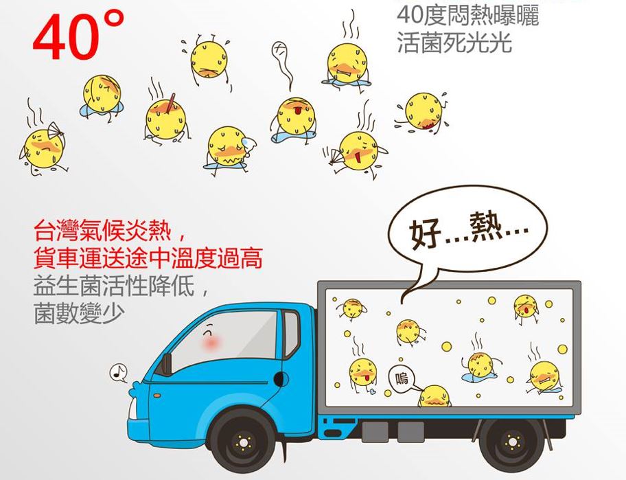 體感高溫飆40度熱爆！益生菌室溫恐死光…冷藏配送是王道